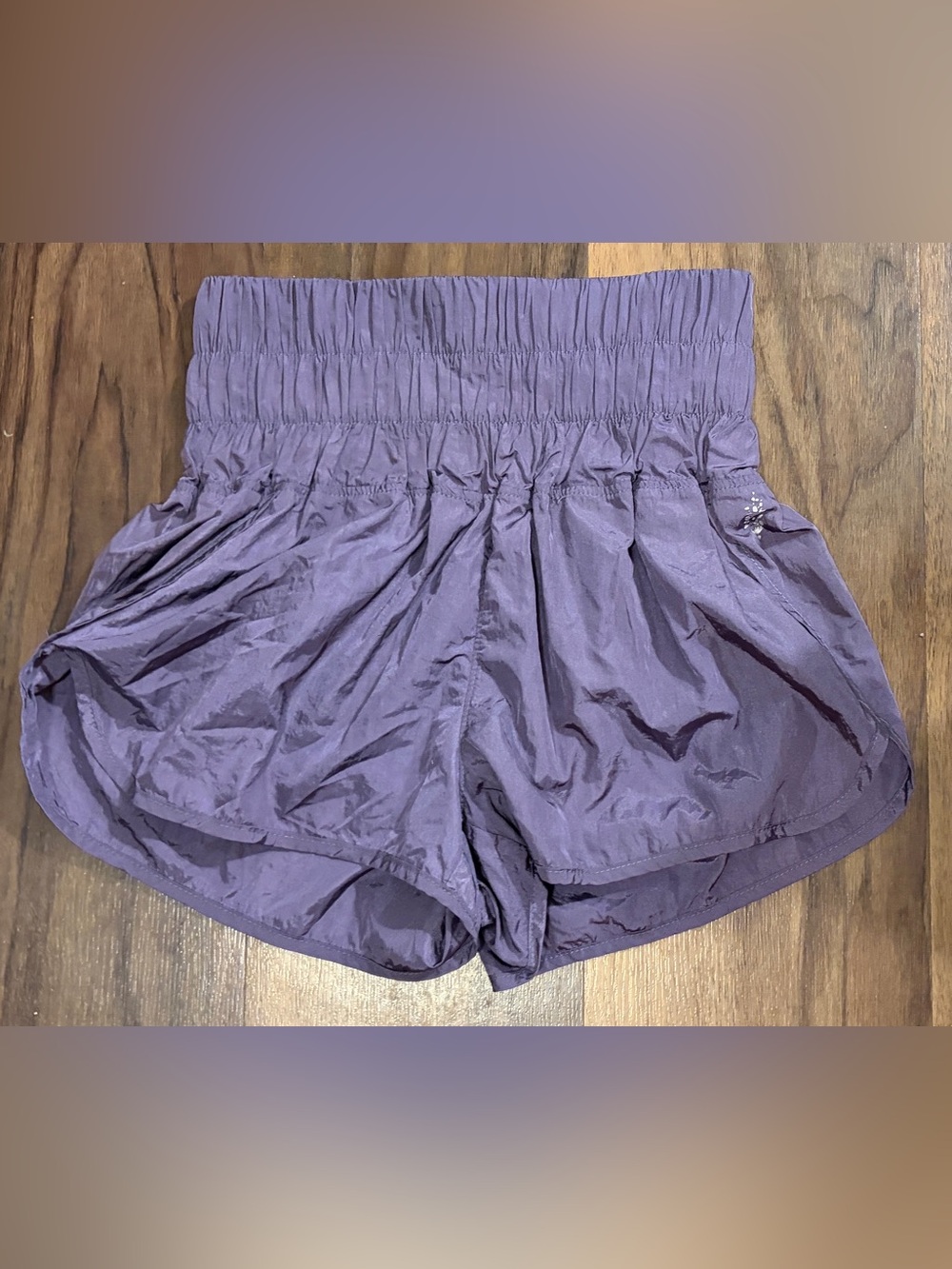 FP Movement by Free People Lavender High-Waist Athletic Shorts